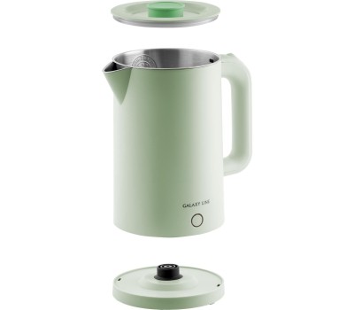 Чайник электрический GALAXY LINE GL 0362 light green (1,7л. металл/пластик)