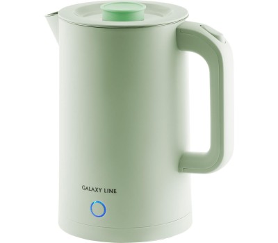 Чайник электрический GALAXY LINE GL 0362 light green (1,7л. металл/пластик)
