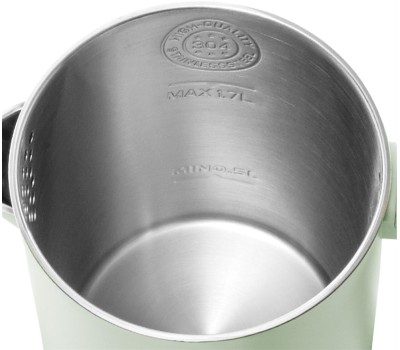 Чайник электрический GALAXY LINE GL 0362 light green (1,7л. металл/пластик)