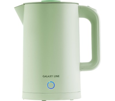 Чайник электрический GALAXY LINE GL 0362 light green (1,7л. металл/пластик)