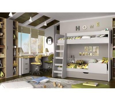 Модульная мебель АНРЭКС MODERN Шкаф открытый. ДУБ НАВАРРА (1 кор.)