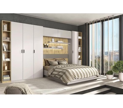 Модульная мебель АНРЭКС MODERN Шкаф открытый. ДУБ НАВАРРА (1 кор.)