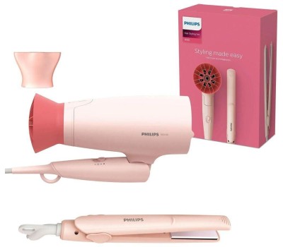 PHILIPS Фен BHP398/00, 1600Вт, розовый