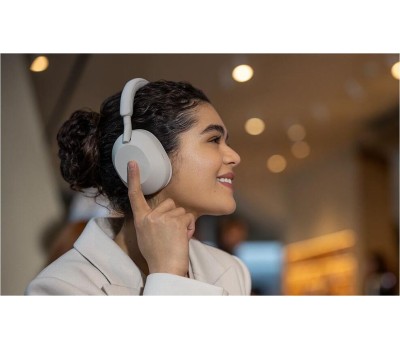 Наушники SONY Наушники WH-1000XM5, Bluetooth/3.5 мм, мониторные, серебристый [wh-1000xm5/sc]