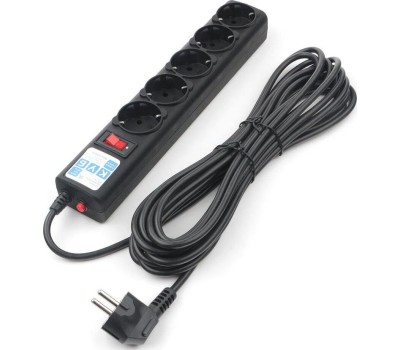 POWERCUBE Сетевой фильтр SPG5-C3, 3м, черный
