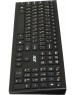 ACER Клавиатура OKR010 черный USB беспроводная slim Multimedia (ZL.KBDEE.003)