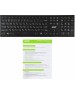 ACER Клавиатура OKR010 черный USB беспроводная slim Multimedia (ZL.KBDEE.003)