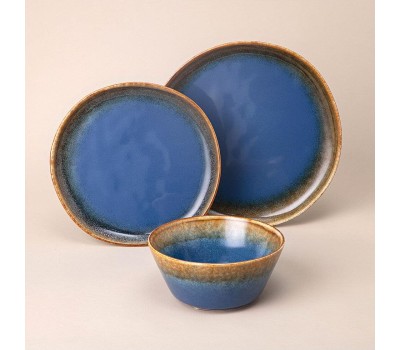 Набор столовый LEFARD НАБОР ПОСУДЫ ОБЕДЕННЫЙ НА 4 ПЕР. 12 ПР. СИНИЙ 191-305