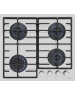 Варочная панель газовая MAUNFELD Газовая варочная панель EGHG.64.6CW/G, 4 конфорки, закаленное стекло, белый