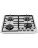 Варочная панель газовая MAUNFELD Газовая варочная панель EGHG.64.6CW/G, 4 конфорки, закаленное стекло, белый