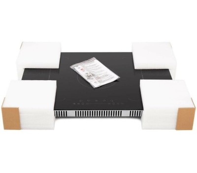 MAUNFELD Индукционная варочная поверхность EVI.775-FL2-BK, конфорок: 5 шт., стеклокерамика, независимая, черный