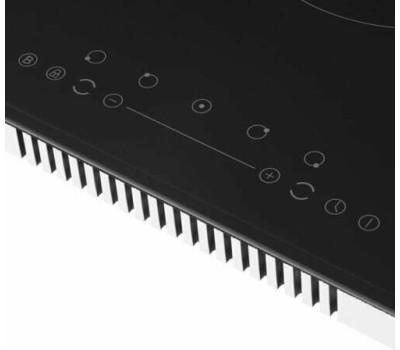 MAUNFELD Индукционная варочная поверхность EVI.775-FL2-BK, конфорок: 5 шт., стеклокерамика, независимая, черный