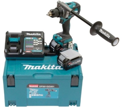 Дрель MAKITA Дрель-шуруповерт DF001GD201, 2.5Ач, с двумя аккумуляторами