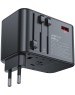 СЗУ ACEFAST Зарядное устройство Z1 PD75W GaN (3*USB-C+2*USB-A) multifunctional charging adapter. Цвет: черно-серый