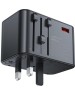 СЗУ ACEFAST Зарядное устройство Z1 PD75W GaN (3*USB-C+2*USB-A) multifunctional charging adapter. Цвет: черно-серый