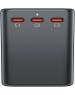СЗУ ACEFAST Зарядное устройство Z1 PD75W GaN (3*USB-C+2*USB-A) multifunctional charging adapter. Цвет: черно-серый