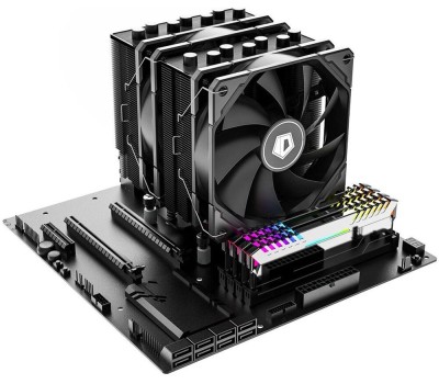 ID-COOLING Вентилятор Cooler SE-207 XT ADVANCED BLACK 280W/ PWM/ All Intel/AMD/ 2 fans/ Screws