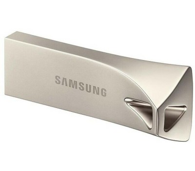 USB-флэш SAMSUNG Флеш диск 256Gb Bar Plus (Бар Плюс) серебристый (USB Type-A, корпус металл) (MUF-256BE3/APC)