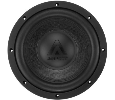 Автосабвуфер ASPECT Сабвуферный динамик GLW-8d2 FLAT, Graphite Line, 8