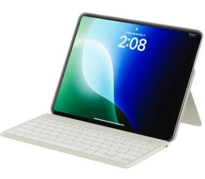 SATECHI Клавиатура беспроводная с подставкой OntheGo Bluetooth Keyboard With Stand. Цвет: песочный