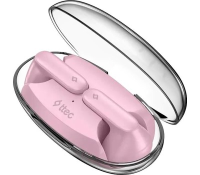 TWS наушники TTEC Беспроводные наушники AirBeat Glace TWS BT Headset. Цвет: пудровый розовый