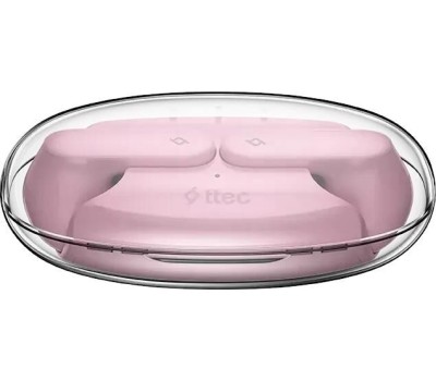 TWS наушники TTEC Беспроводные наушники AirBeat Glace TWS BT Headset. Цвет: пудровый розовый