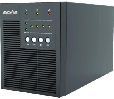 ИБП ИМПУЛЬС ИБП МИНИ 500, 500VA/400W, ONLN, SIN, LCD, RS232, RJ45/11, C13x3