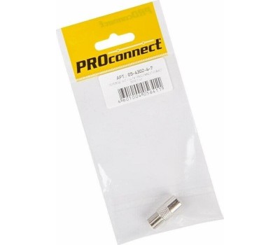 Переходник PROCONNECT (05-4303-4) антенный гнездо F - штекер TV