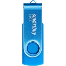 USB-флэш SMARTBUY (SB064GB2TWB) UFD 2.0 064GB Twist Blue синий