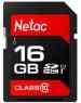 NETAC Карта памяти SDHC UHS-I U1 P600 16 ГБ, 80 МБ/с, Class 10, NT02P600STN-016G-R, 1 шт., без адаптера