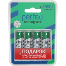 Аккумуляторы PERFEO (PF_C3319) AA2850MAH/4BL+ BOX Аккумулятор Пластик