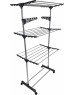 Сушилка UNISTOR WINGS для белья складная, на колёсиках, 3-х ярусная, с дополнительными держателями 211546