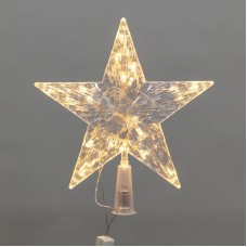 Гирлянда NEON-NIGHT (501-006) Светодиодная фигура на елку Звезда 22см, цвет свечения теплый белый, постоянное свечение, 230В