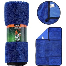 Салфетка для автомобиля LI-SA LS0113 из суперплотной микрофибры для чистки, сушки и полировки кузова 40х60см, высокий ворс, плотность 750г/м2 48879