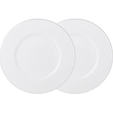 Набор тарелок LEFARD 414-061 КРИСТАЛ ПЛАТИНУМ закусочных 21см (2 предмета)