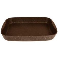 Противень KUKMARA Пмк03а а/пр литой прям 40х29,5х5см Кофейный мрамор