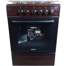 Комбинированная плита VESTA Valencia VKE 10-E Коричневый с VD