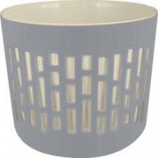 Горшок цветочный PLAST TEAM PT402210025 БЕРГЕН 1,6л D145мм со вставкой 1,4л серый шторм