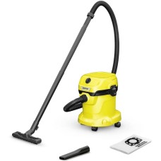Пылесос KARCHER Строительный пылесос WD 2 V-15/4/18 1000Вт (уборка: сухая/влажная) желтый