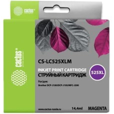 Картридж CACTUS Картридж CS-LC525XLM, пурпурный / CS-LC525XLM