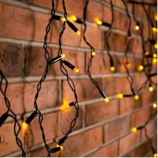 NEON-NIGHT Гирлянда светодиодная Бахрома (Айсикл) 4,8х0,6м 176 LED СИНИЙ черный ПВХ IP65 эффект мерцания 230В нужен блок 303-500