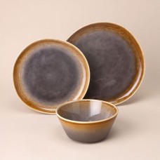 Набор столовый LEFARD НАБОР ПОСУДЫ ОБЕДЕННЫЙ НА 4 ПЕР. 12 ПР. КОРИЧНЕВЫЙ 191-306