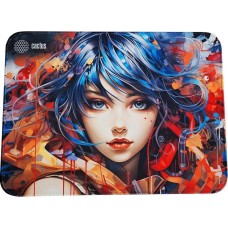 Коврик для мыши CACTUS Коврик для мыши Girl ткань, 400х300х3мм [cs-mp-pro11xl]