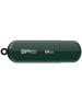 Флешка SILICON POWER Флешка USB LuxMini 320 64ГБ, USB2.0, зеленый [sp064gbuf2320v1n]