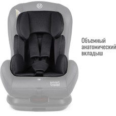 Детское автокресло SMART TRAVEL УУД Leader гр.0+/I, Dark grey