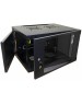 Электроника / Телекоммуникационные шкафы LANMASTER Шкаф коммутационный Next TWT-CBWNG-6U-6X4-BK настенный, стеклянная передняя дверь, 6U, 550x329x450 мм