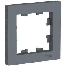 SCHNEIDER ELECTRIC Рамка ATN000701 (ATN000701) накладная 1шт термопласт серый