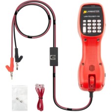 LANMASTER Трубка телефонная (LAN-TELESET-100) для тестирования красный