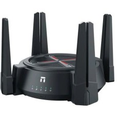 NETIS Wi-Fi роутер NX62, Wi-Fi 6, AX6000, 2.4/5ГГц, 4 LAN, черный
