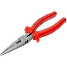 Длинногубцы MATRIX Длинногубцы прямые Econom, 200 мм, шлифованные, пластмассовые рукоятки 17194